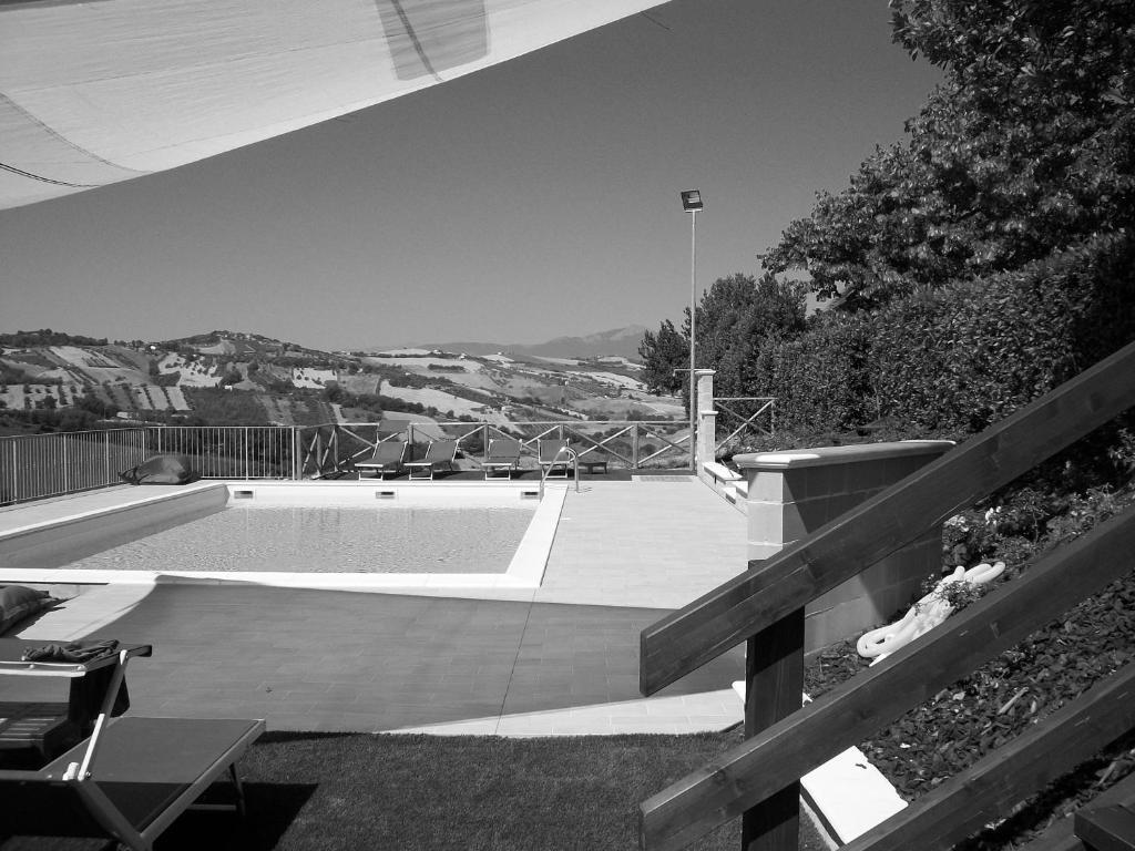 Penzion Country-House Pecora Nera Mosciano SantʼAngelo Exteriér fotografie